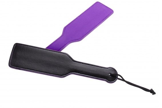 Чёрно-фиолетовый двусторонний пэддл Reversible Paddle - 32 см.
